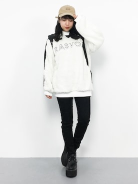 E R Uさん（レディース・157cm）の冬コーディネート