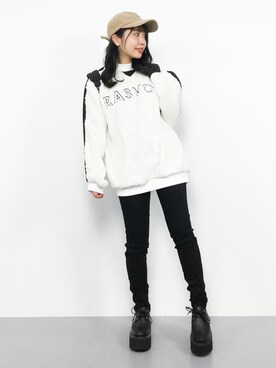 E R Uさん（レディース・157cm）の冬コーディネート