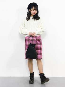 E R Uさん(レディース・157cm)の冬コーディネート