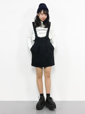 E R Uさん（レディース・157cm）の冬コーディネート