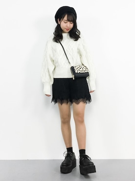 E R Uさん(レディース・157cm)の冬コーディネート