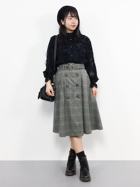 E R Uさん（レディース・157cm）の冬コーディネート