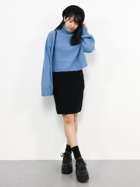 E R Uさん（レディース・157cm）の冬コーディネート