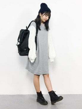 エル 🍒さん（レディース・157cm）の冬コーディネート