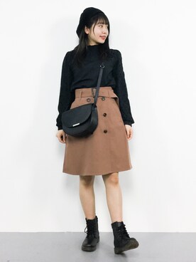 E R Uさん(レディース・157cm)の冬コーディネート