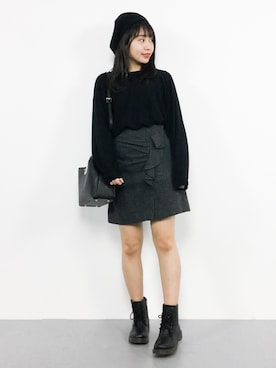 E R Uさん（レディース・157cm）の冬コーディネート