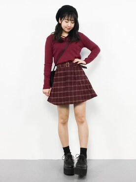 E R Uさん(レディース・157cm)の冬コーディネート