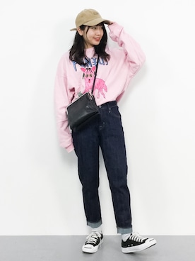 E R Uさん（レディース・157cm）の冬コーディネート