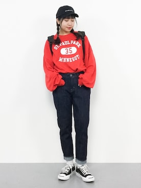 E R Uさん（レディース・157cm）の冬コーディネート