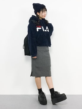 E R Uさん(レディース・157cm)の冬コーディネート