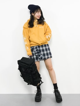 E R Uさん（レディース・157cm）の冬コーディネート