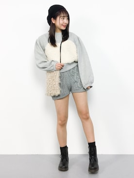 E R Uさん（レディース・157cm）の冬コーディネート