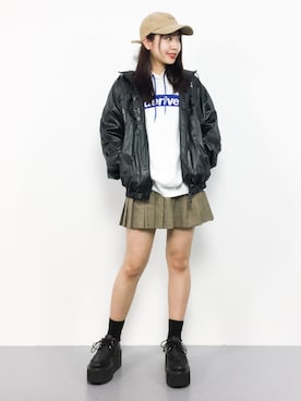 E R Uさん(レディース・157cm)の冬コーディネート