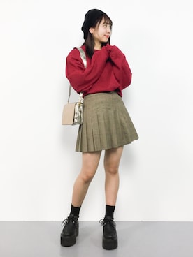 E R Uさん（レディース・157cm）の冬コーディネート