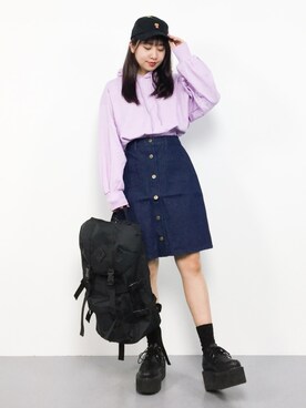 エル 🍒さん（レディース・157cm）の冬コーディネート