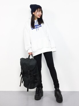 E R Uさん(レディース・157cm)の冬コーディネート