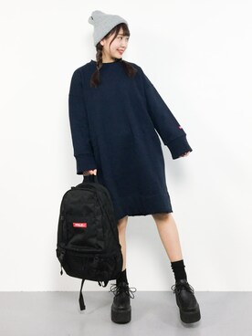 E R Uさん（レディース・157cm）の冬コーディネート