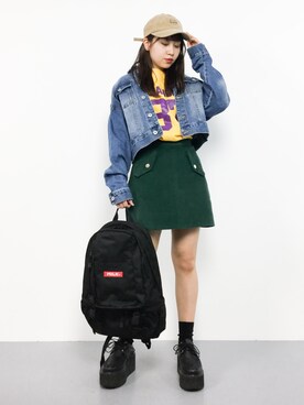 E R Uさん（レディース・157cm）の冬コーディネート