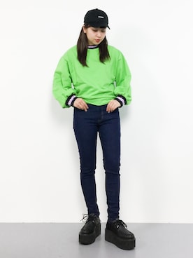 E R Uさん(レディース・157cm)の冬コーディネート