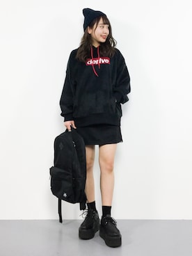 E R Uさん(レディース・157cm)の冬コーディネート