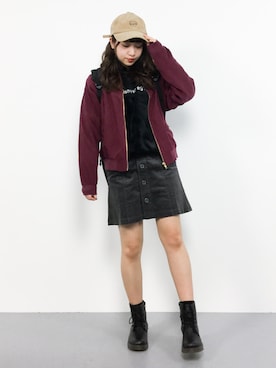 E R Uさん（レディース・157cm）の冬コーディネート