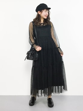 E R Uさん（レディース・157cm）の冬コーディネート