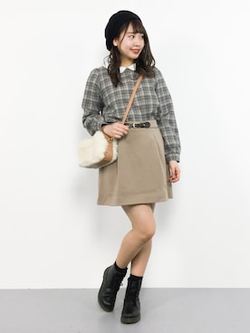 E R Uさん(レディース・157cm)の冬コーディネート