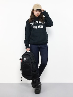 E R Uさん(レディース・157cm)の冬コーディネート