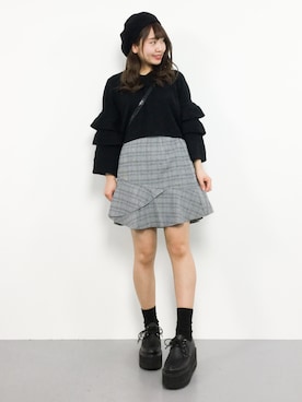 E R Uさん（レディース・157cm）の冬コーディネート