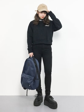 E R Uさん（レディース・157cm）の冬コーディネート