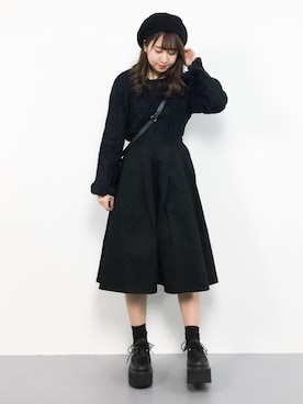 エル 🍒さん（レディース・157cm）の冬コーディネート