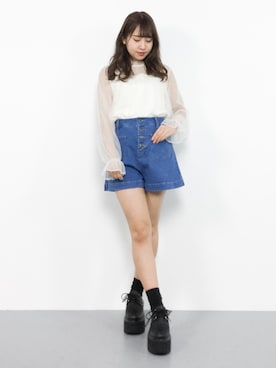 E R Uさん（レディース・157cm）の冬コーディネート