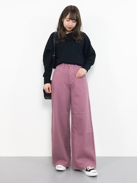 E R Uさん（レディース・157cm）の冬コーディネート