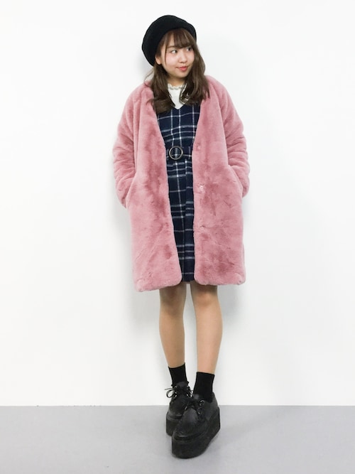 Heather（ヘザー）の「Fファーロングコート 776638（その他アウター