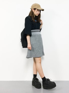 E R Uさん（レディース・157cm）の冬コーディネート