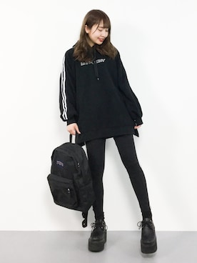 E R Uさん（レディース・157cm）の冬コーディネート