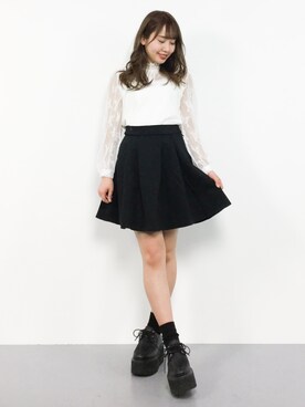 エル 🍒さん（レディース・157cm）の冬コーディネート