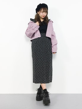 E R Uさん（レディース・157cm）の春コーディネート