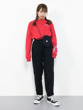 E R Uさん（レディース・157cm）の春コーディネート