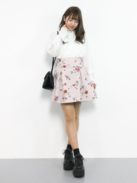 E R Uさん（レディース・157cm）の春コーディネート