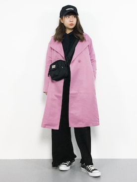 E R Uさん（レディース・157cm）の春コーディネート