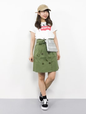 E R Uさん(レディース・157cm)の春コーディネート
