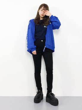 E R Uさん（レディース・157cm）の春コーディネート