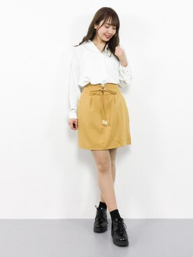 エル 🍒さん（レディース・157cm）の春コーディネート