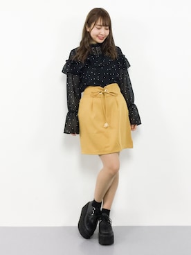 エル 🍒さん（レディース・157cm）の春コーディネート