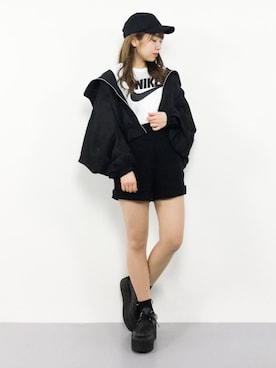 E R Uさん（レディース・157cm）の春コーディネート