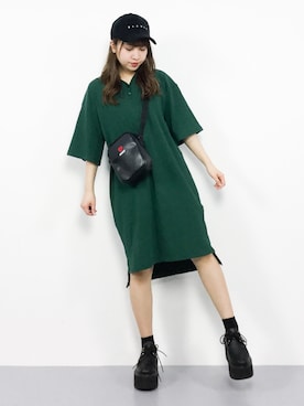 E R Uさん（レディース・157cm）の春コーディネート