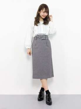 E R Uさん(レディース・157cm)の春コーディネート