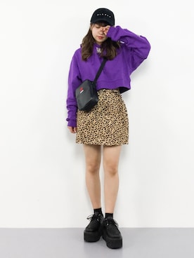 E R Uさん（レディース・157cm）の春コーディネート