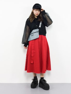 E R Uさん(レディース・157cm)の春コーディネート